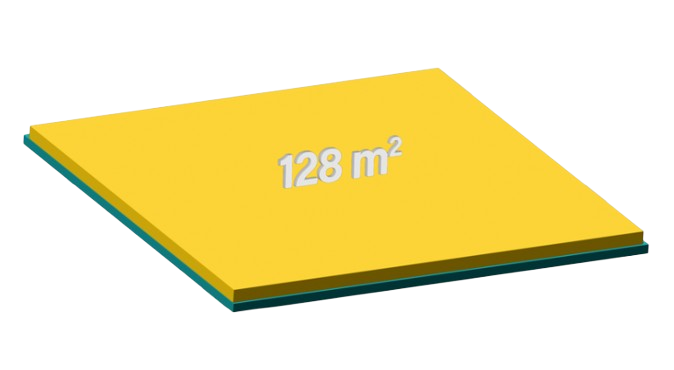 STAND 128m2 SPACE ONLY
